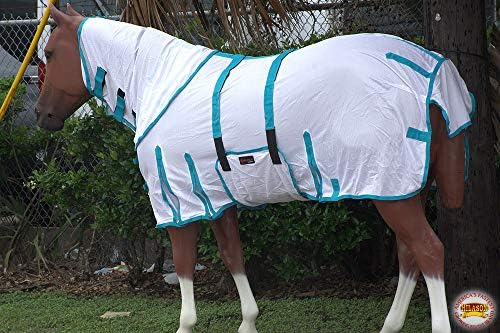 הילאסון 75 אינץ 'סוס קרני סגול אולטרה סגול מגן על נתח סוס סוס סוס רשת סוס קיץ אביב | גיליון זבוב | סדין